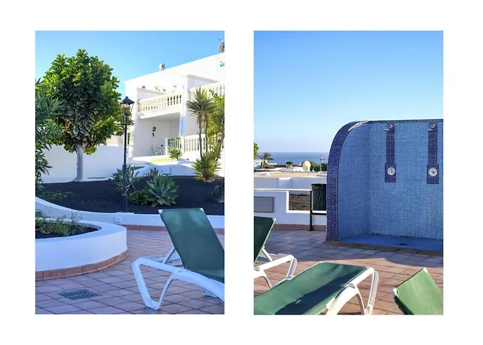 Sky And Sea Loma - Pool And Terrace With Sea View - By Lanzarote